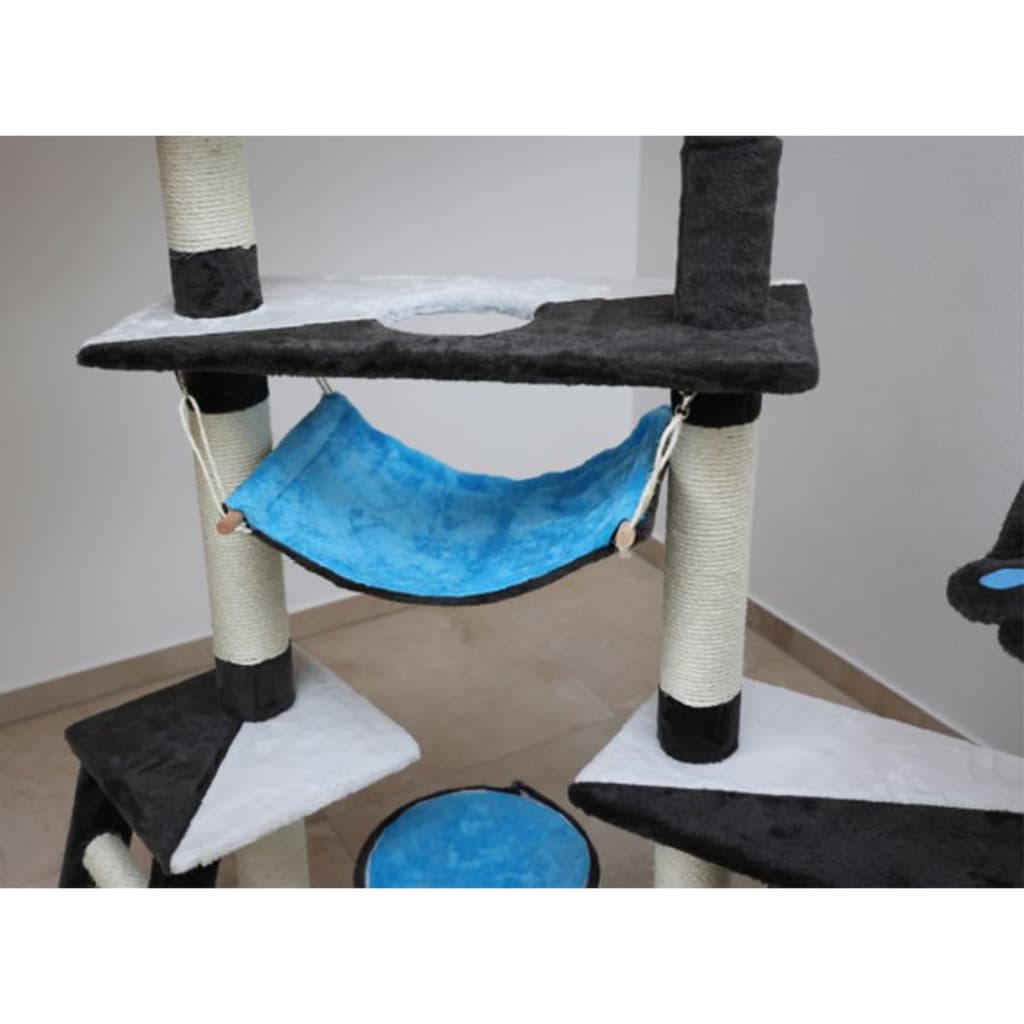 Kerbl Škrabadlo pro kočky Creativ 150 cm modrý 81505
