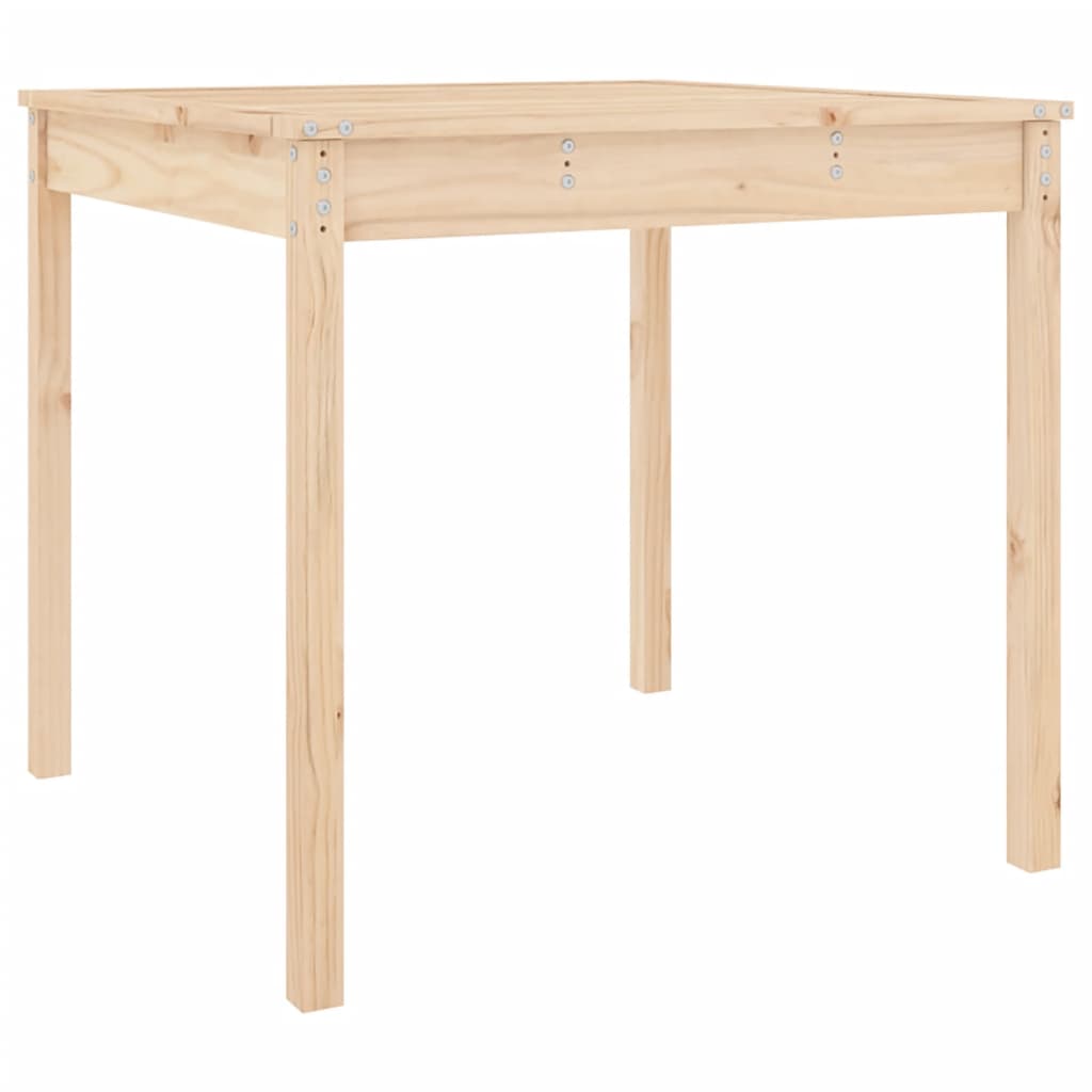 vidaXL Zahradní stůl 82,5 x 82,5 x 76 cm masivní borové dřevo