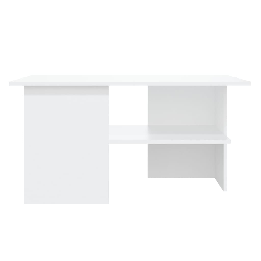 vidaXL Konferenční stolek bílý 90 x 60 x 46,5 cm dřevotříska
