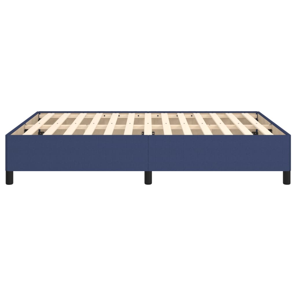 vidaXL Rám postele modrý 140x200 cm textil