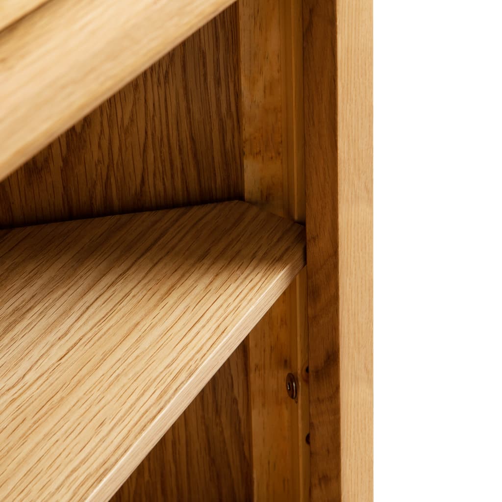 vidaXL Rohová skříňka 59 x 36 x 180 cm masivní dubové dřevo