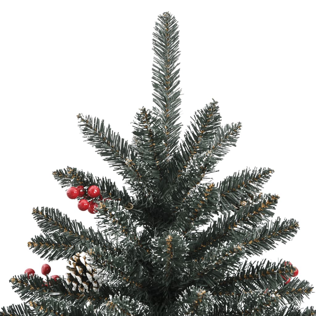 vidaXL Umělý vánoční stromek se stojanem zelený 150 cm PVC
