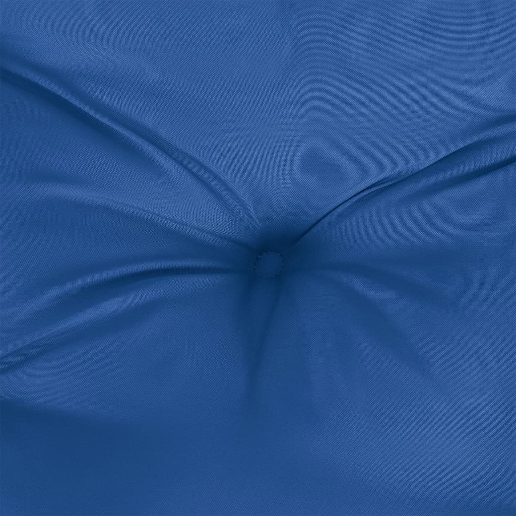 vidaXL Poduška na palety královsky modrá 50 x 40 x 12 cm textil