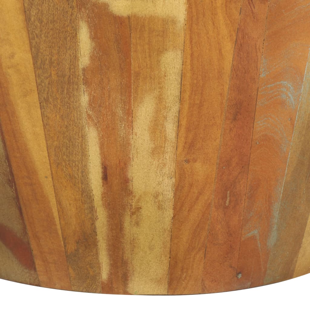 vidaXL Konferenční stolek Ø 65 x 31 cm masivní recyklované dřevo