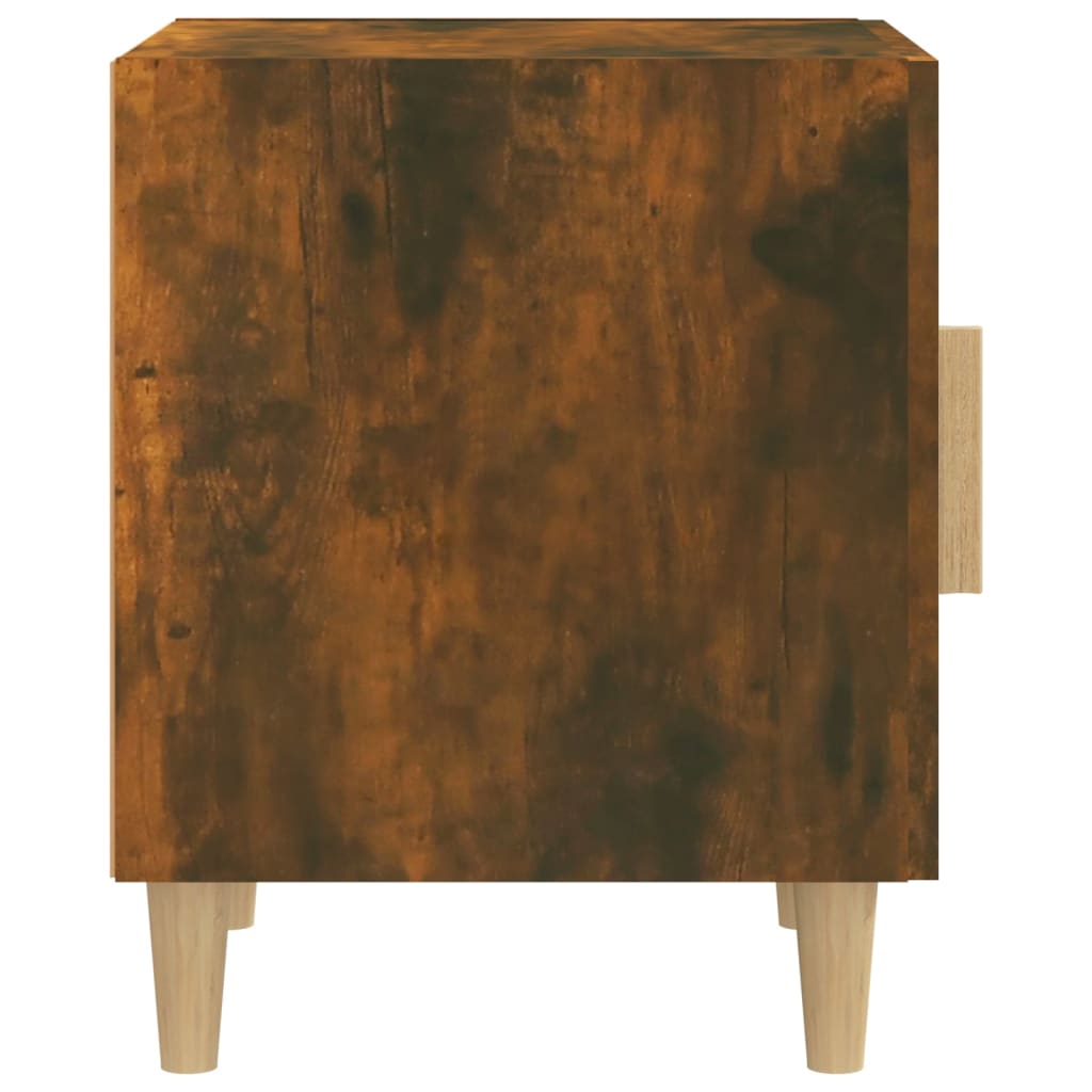 vidaXL Noční stolek kouřový dub kompozitní dřevo