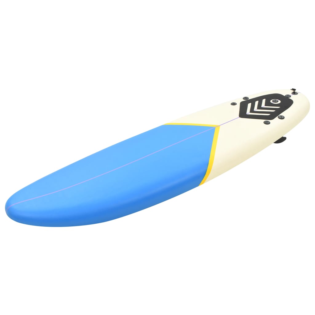 vidaXL Surfové prkno 170 cm modro-krémové