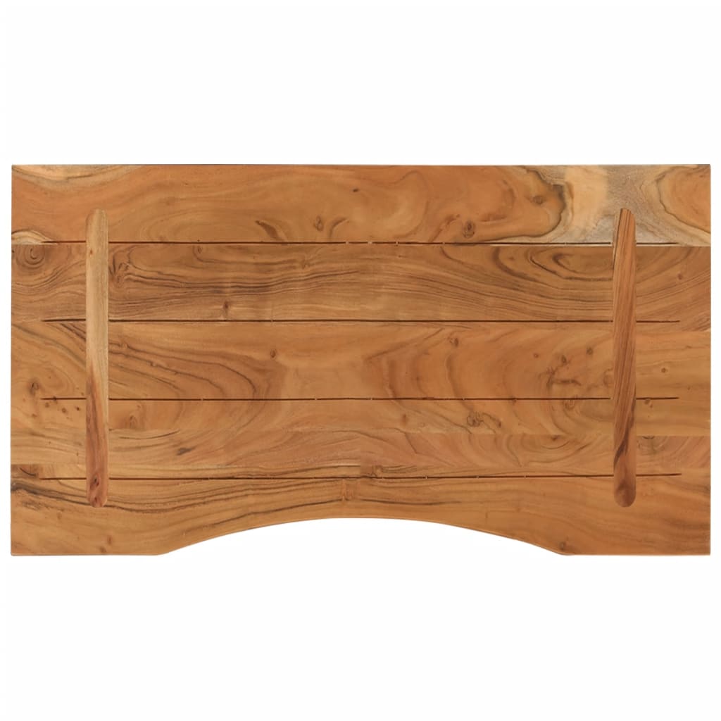 vidaXL Stolní deska 80x50x2,5 cm obdélníková masivní akáciové dřevo