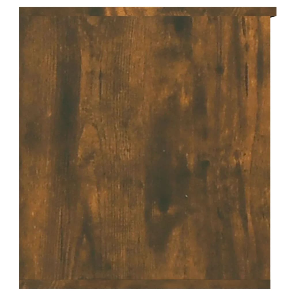 VidaXL Úložná truhla kouřový dub 84 x 42 x 46 cm kompozitní dřevo