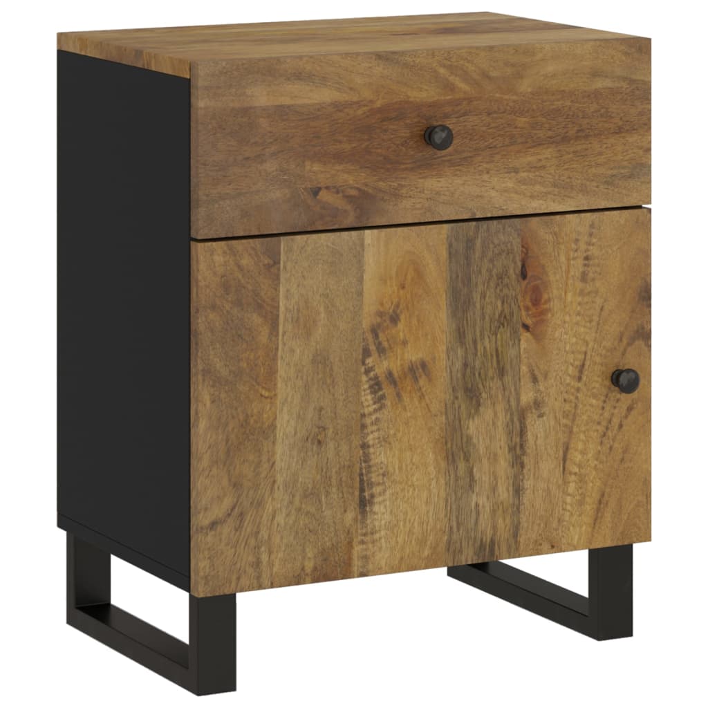 vidaXL Noční stolek 50x33x60 cm masivní mangovník a kompozitní dřevo