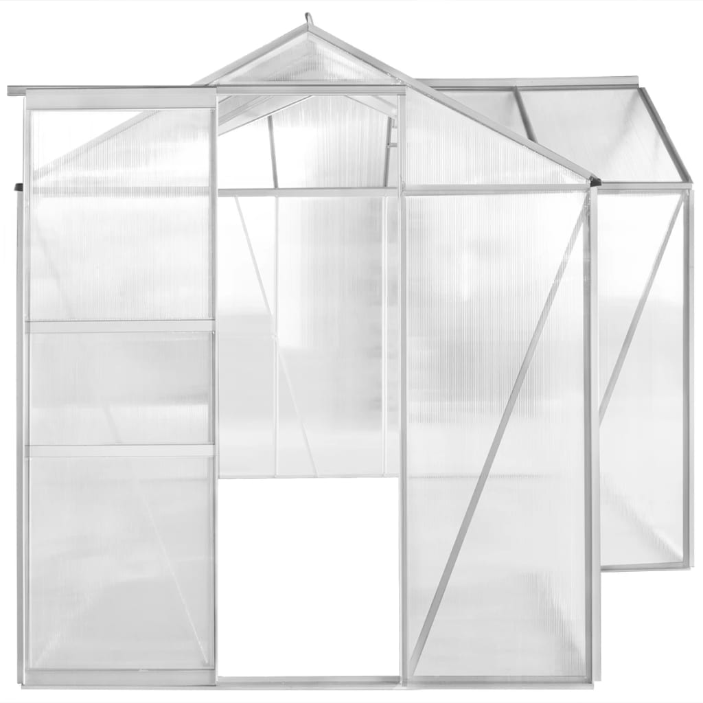 Hliníkový skleník 1 sekce s dutými panely