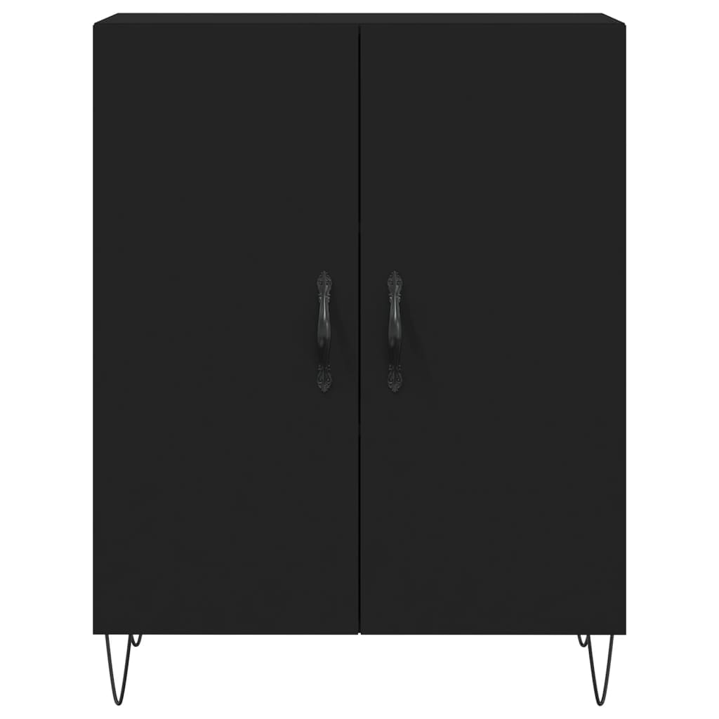 vidaXL Skříň highboard černá 69,5 x 34 x 180 cm kompozitní dřevo