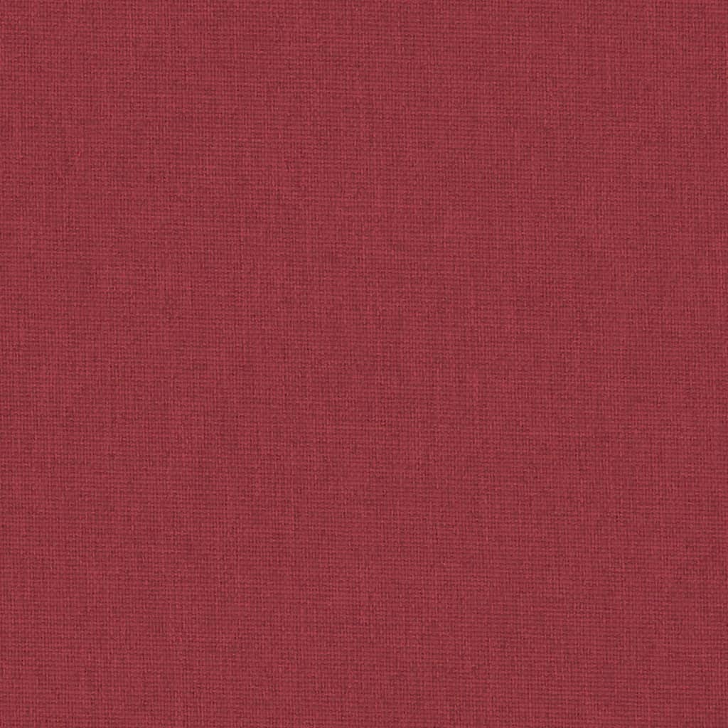 vidaXL Dětská ohrádka s matrací červená lněná tkanina