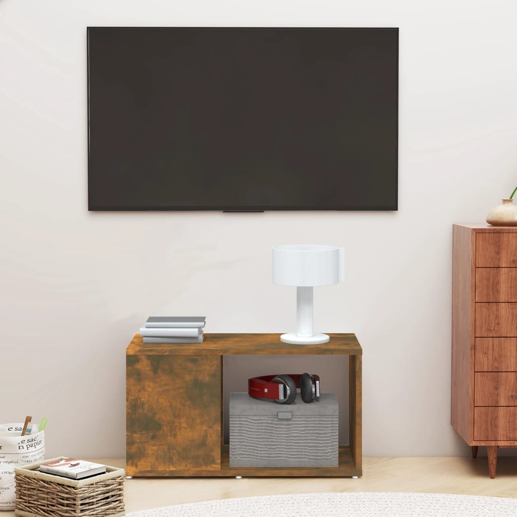 vidaXL TV skříňka kouřový dub 60 x 24 x 32 cm kompozitní dřevo