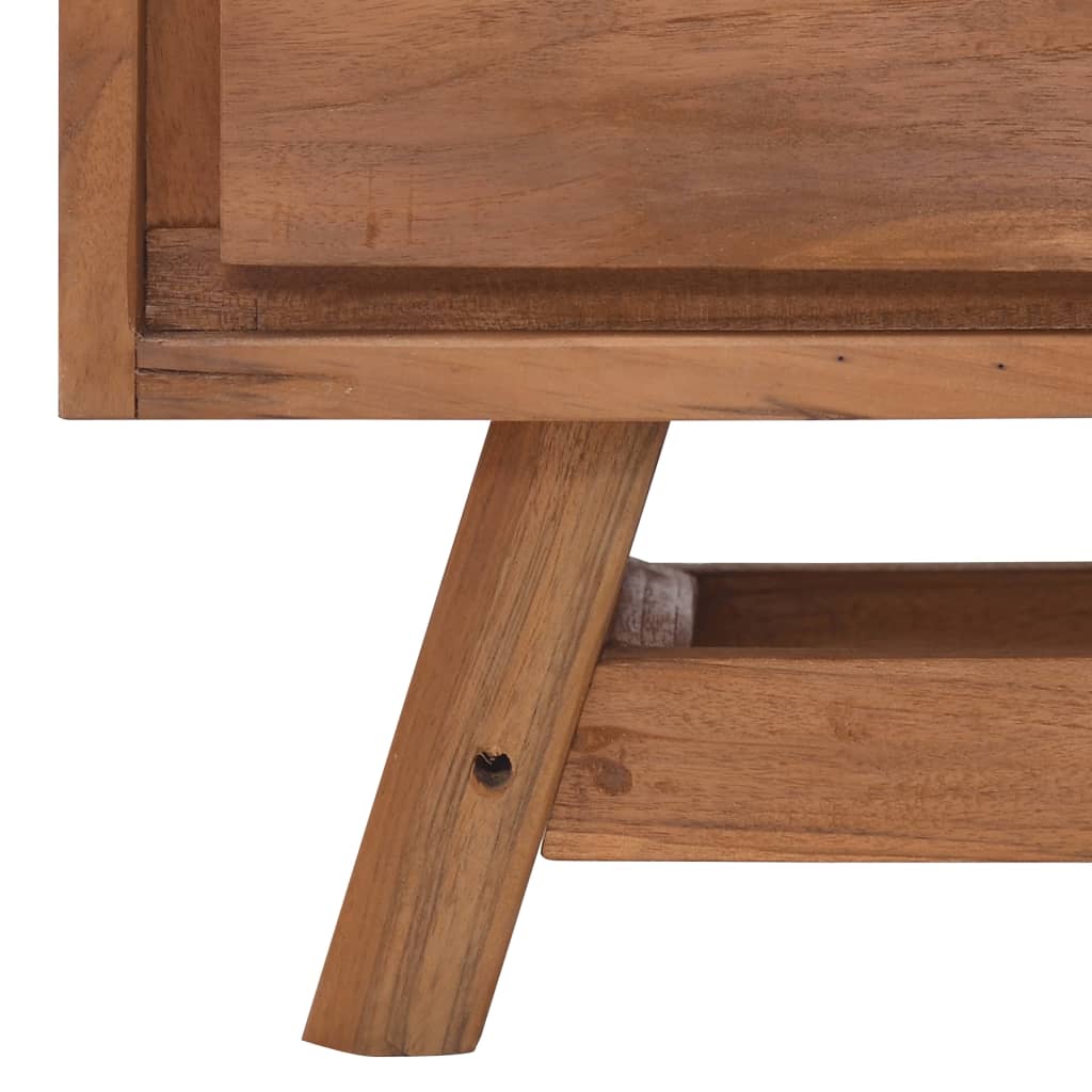vidaXL TV stolek 110 x 30 x 50 cm masivní teakové dřevo