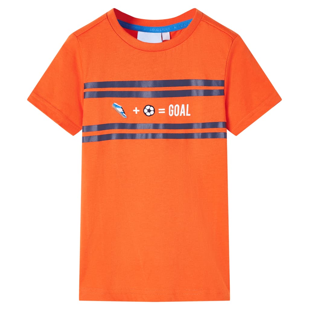 Dětské tričko tmavě oranžové 92