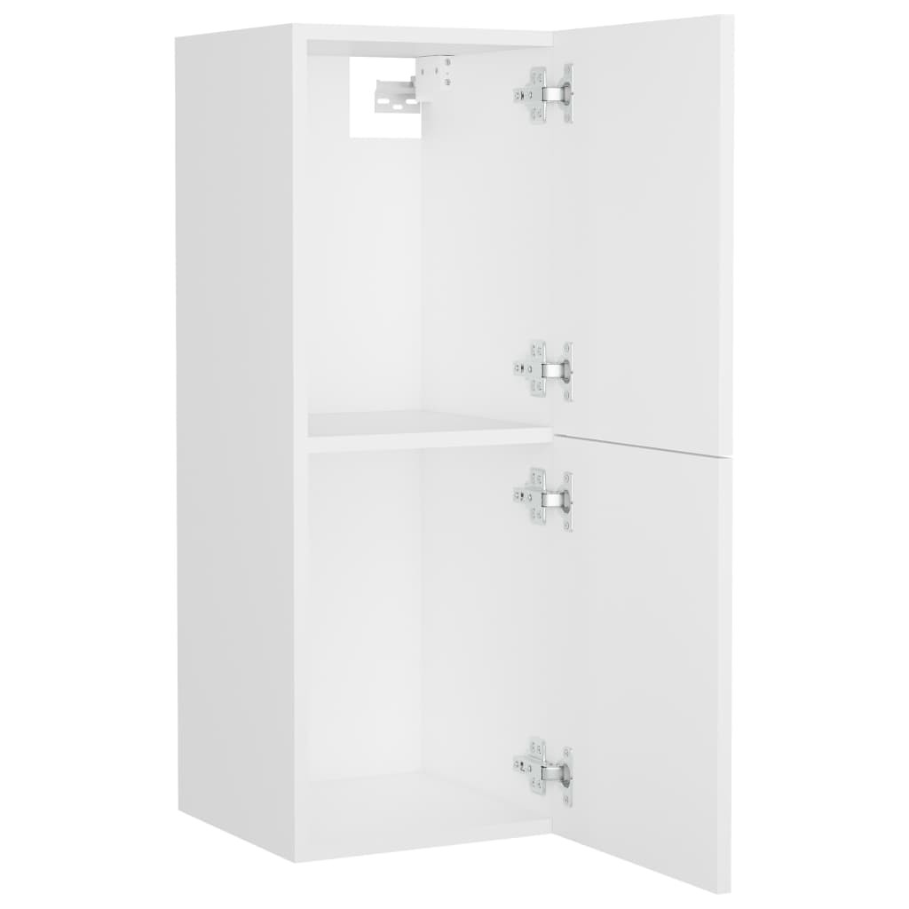 vidaXL Koupelnová skříňka bílá 30 x 30 x 80 cm dřevotříska