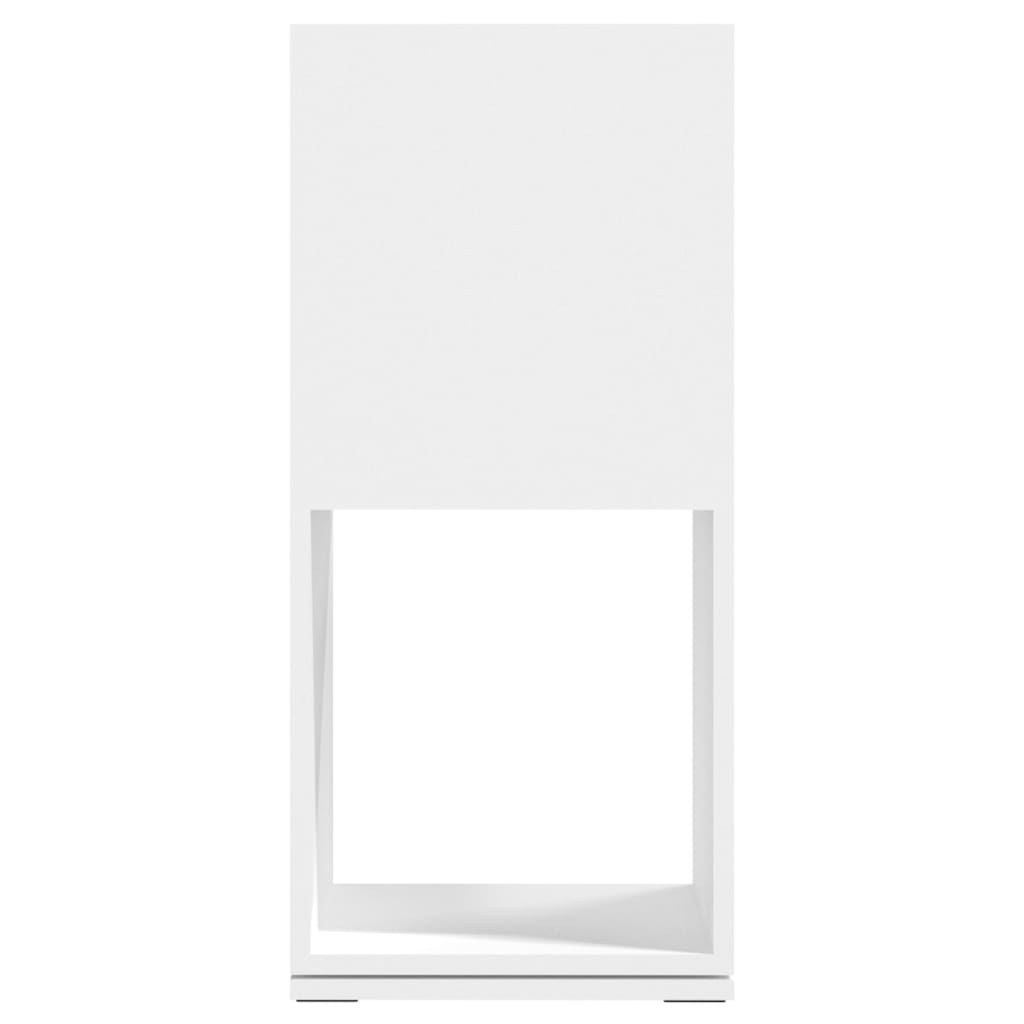 vidaXL Otočná skříňka bílá 34,5x34,5x75,5 cm dřevotříska