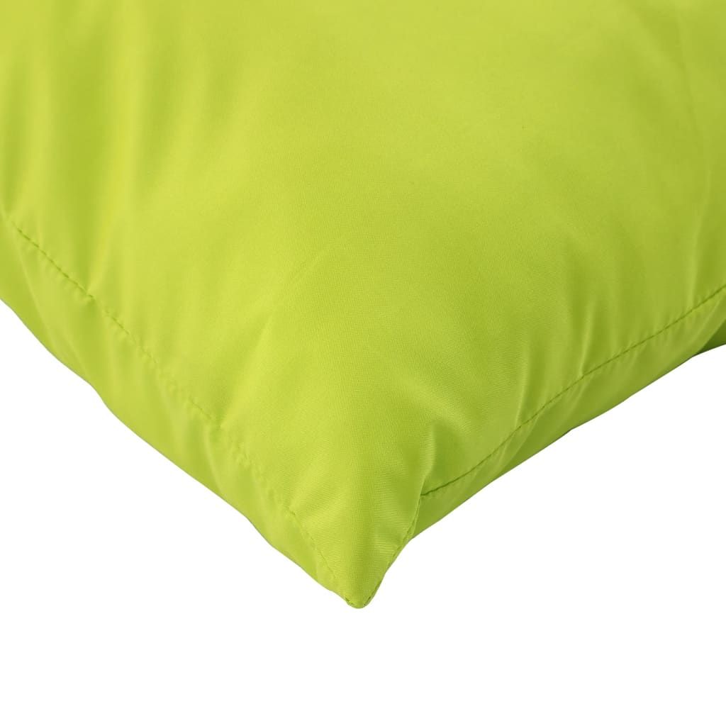 vidaXL Podušky na palety 3 ks jasně zelené textil