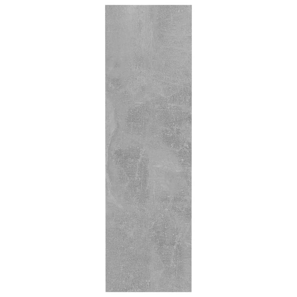 vidaXL Nástěnný botník betonově šedý 80 x 18 x 60 cm dřevotříska