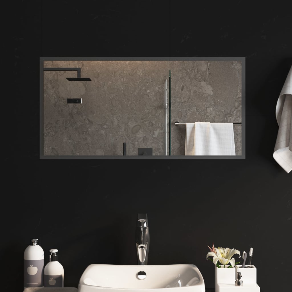 vidaXL Koupelnové zrcadlo s LED osvětlením 40x80 cm