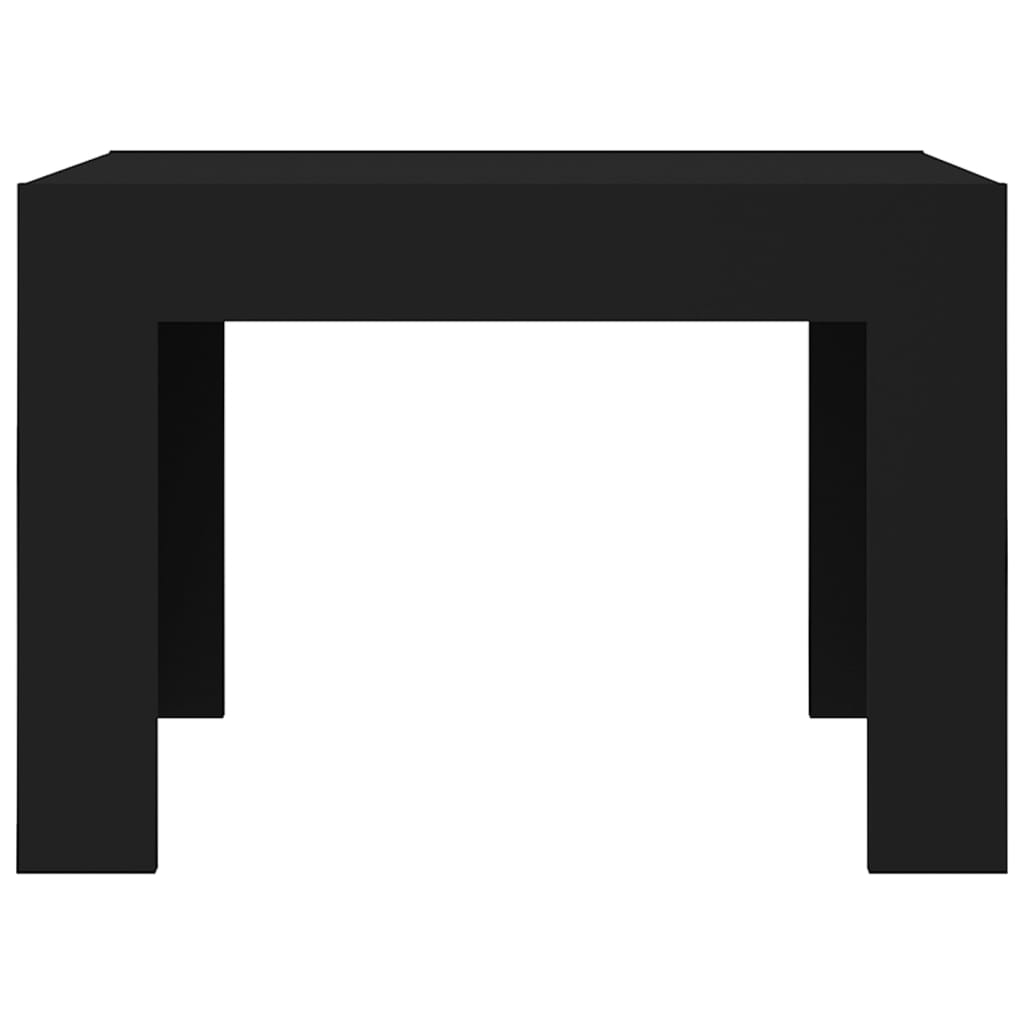 vidaXL Konferenční stolek černý 50 x 50 x 35 cm dřevotříska