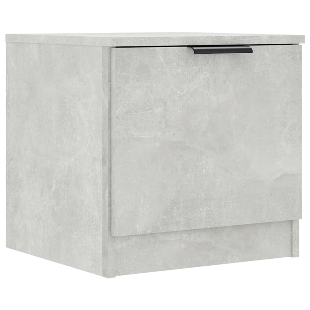 vidaXL Noční stolek betonově šedý 40 x 39 x 40 cm