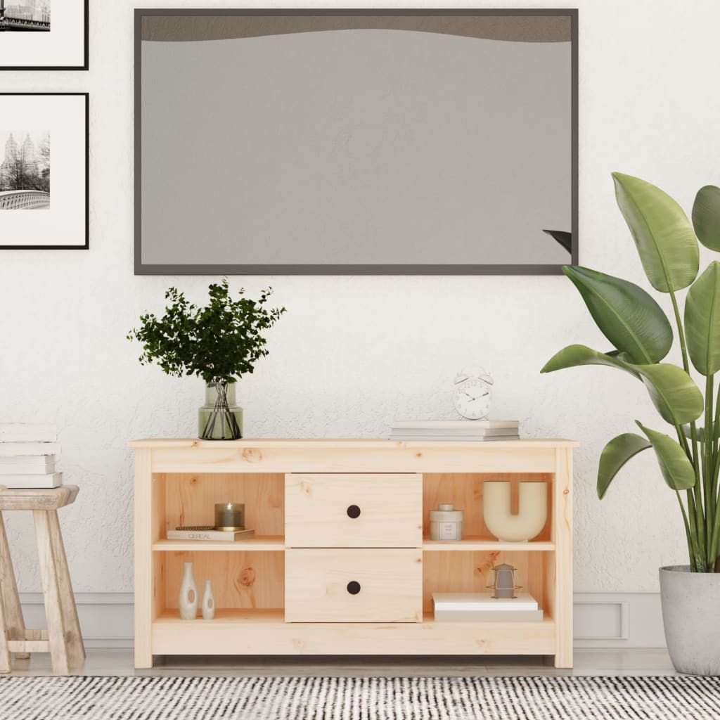 vidaXL TV skříňka 103 x 36,5 x 52 cm masivní borové dřevo
