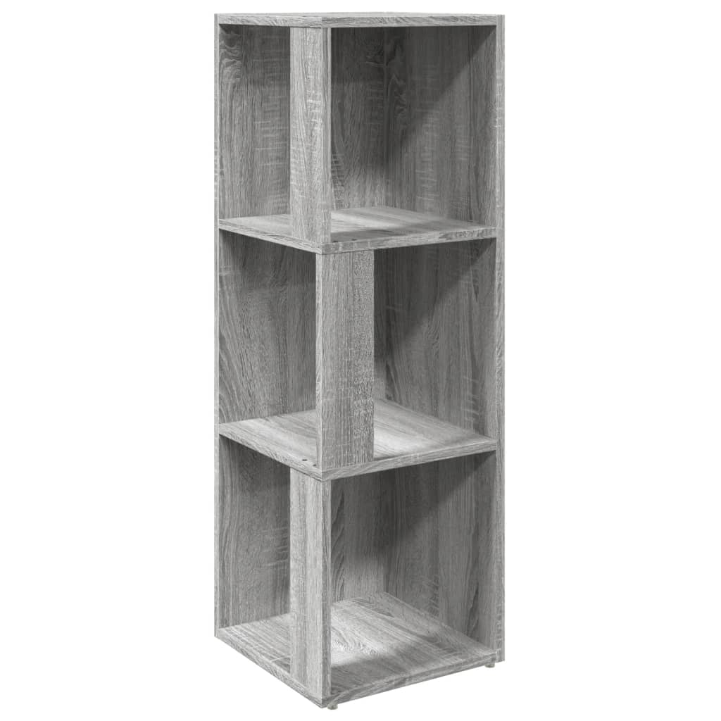 vidaXL Rohová skříňka šedá sonoma 33 x 33 x 100 cm kompozitní dřevo