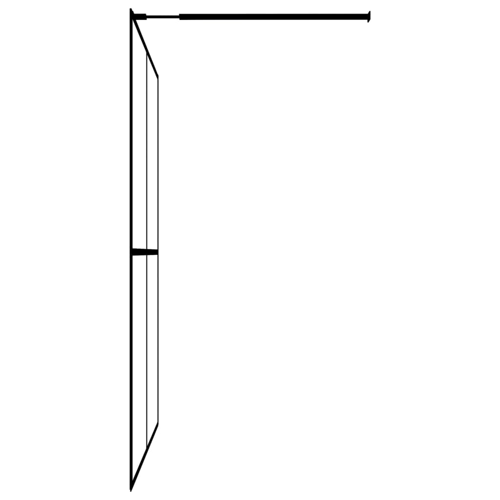 vidaXL Zástěna do průchozí sprchy mléčné tvrzené sklo 90 x 195 cm