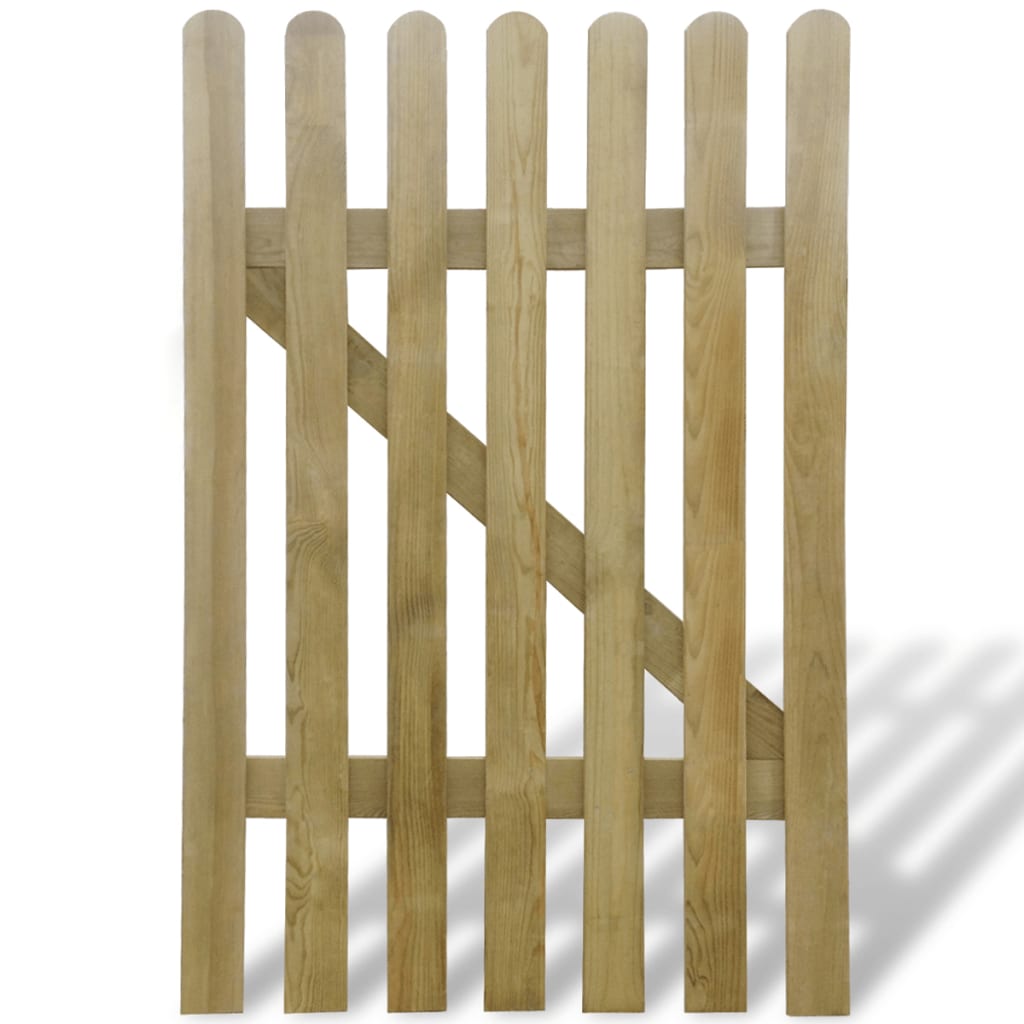 vidaXL Zahradní branka dřevo 100 x 150 cm