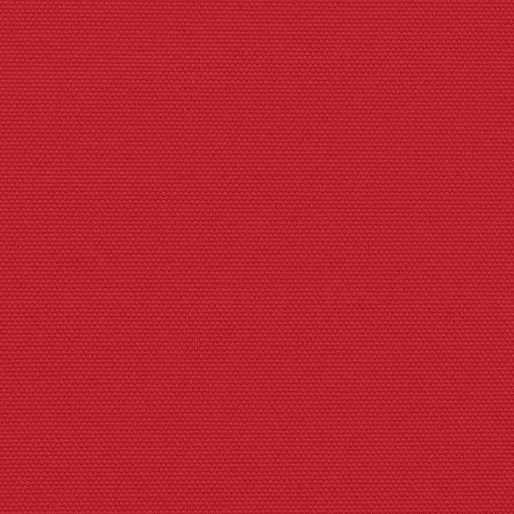 vidaXL Zatahovací boční markýza červená 180 x 1 000 cm