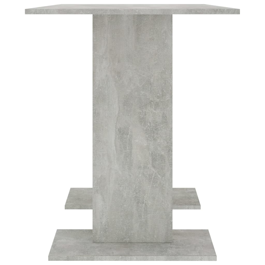 vidaXL Jídelní stůl betonově šedý 110 x 60 x 75 cm dřevotříska