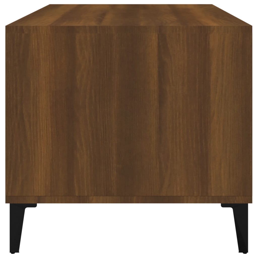 vidaXL Konferenční stolek hnědý dub 90x49x45 cm kompozitní dřevo