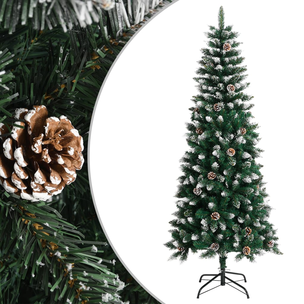 vidaXL Umělý vánoční stromek se stojanem zelený 180 cm PVC