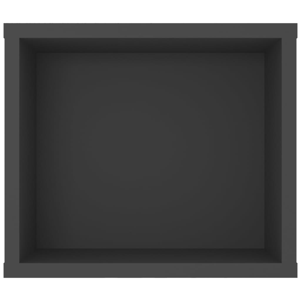 vidaXL Závěsná TV skříňka šedá 100 x 30 x 26,5 cm dřevotříska