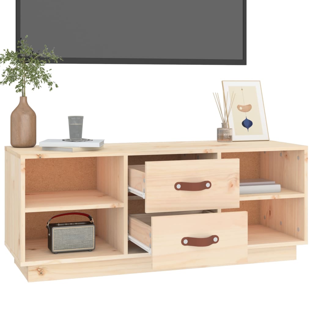 vidaXL TV skříňka 100 x 34 x 40 cm masivní borové dřevo