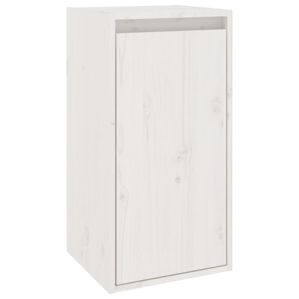 vidaXL Nástěnná skříňka bílá 30 x 30 x 60 cm masivní borové dřevo
