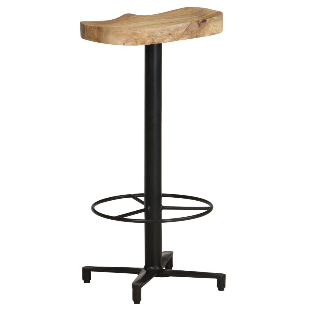 vidaXL Barové stoličky 2 ks 76 cm masivní mangovníkové dřevo