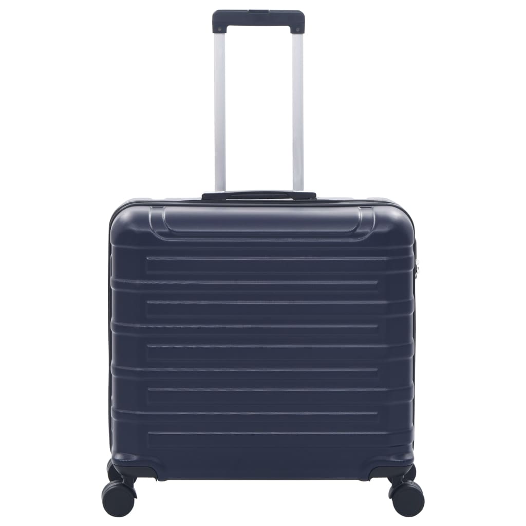 vidaXL Sada skořepinových kufrů na kolečkách 2 ks námořnická modrá ABS