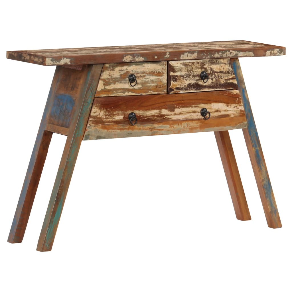 vidaXL Konzolový stolek 110 x 30 x 75 cm masivní recyklované dřevo