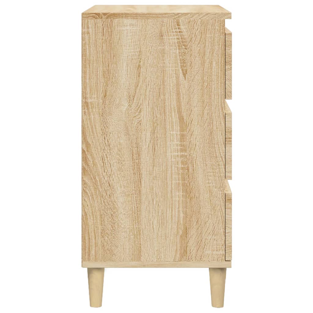 vidaXL Noční stolek dub sonoma 40 x 35 x 70 cm kompozitní dřevo