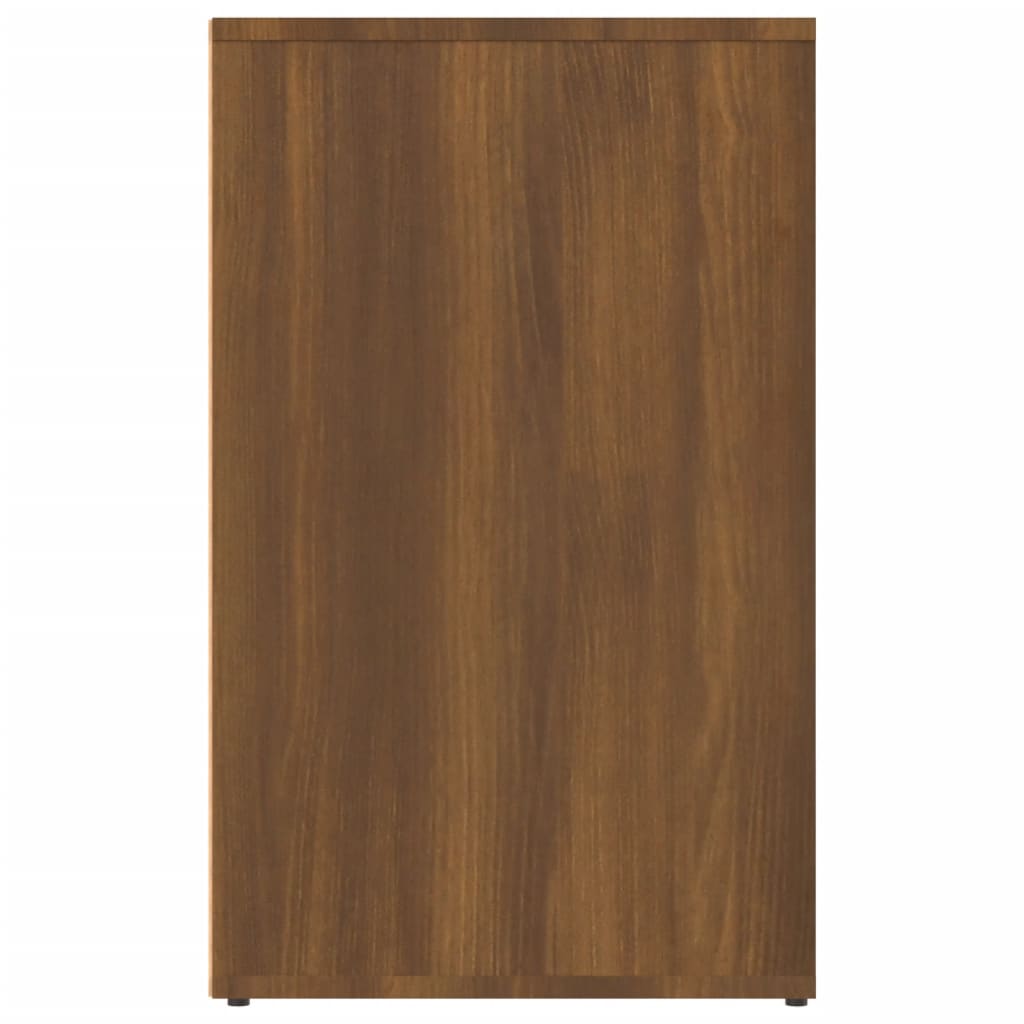 vidaXL Toaletní skříňka hnědý dub 80 x 40 x 65 cm kompozitní dřevo