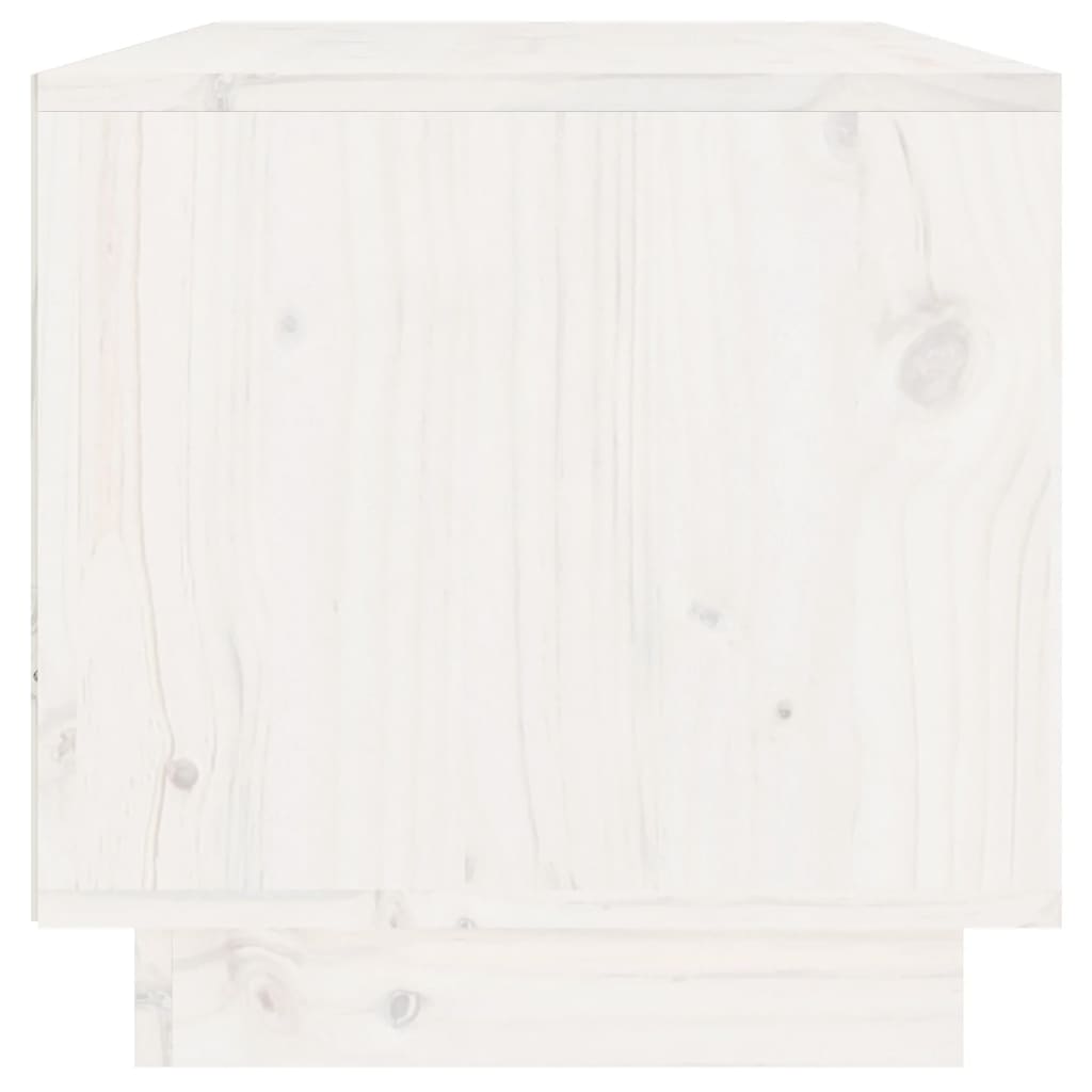 vidaXL TV skříňka bílá 60 x 35 x 35 cm masivní borové dřevo