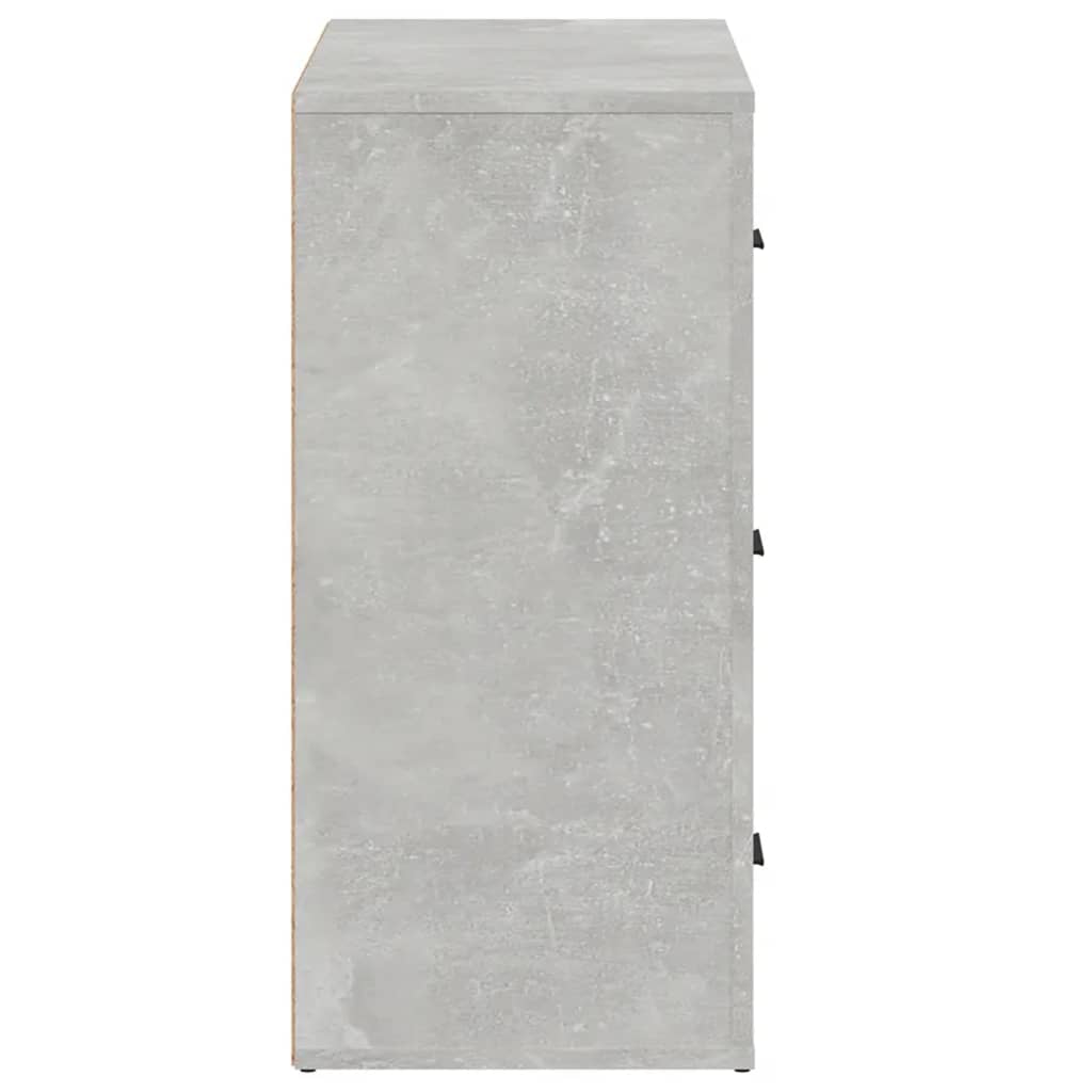 vidaXL Příborník betonově šedý 80x33x70 cm kompozitní dřevo