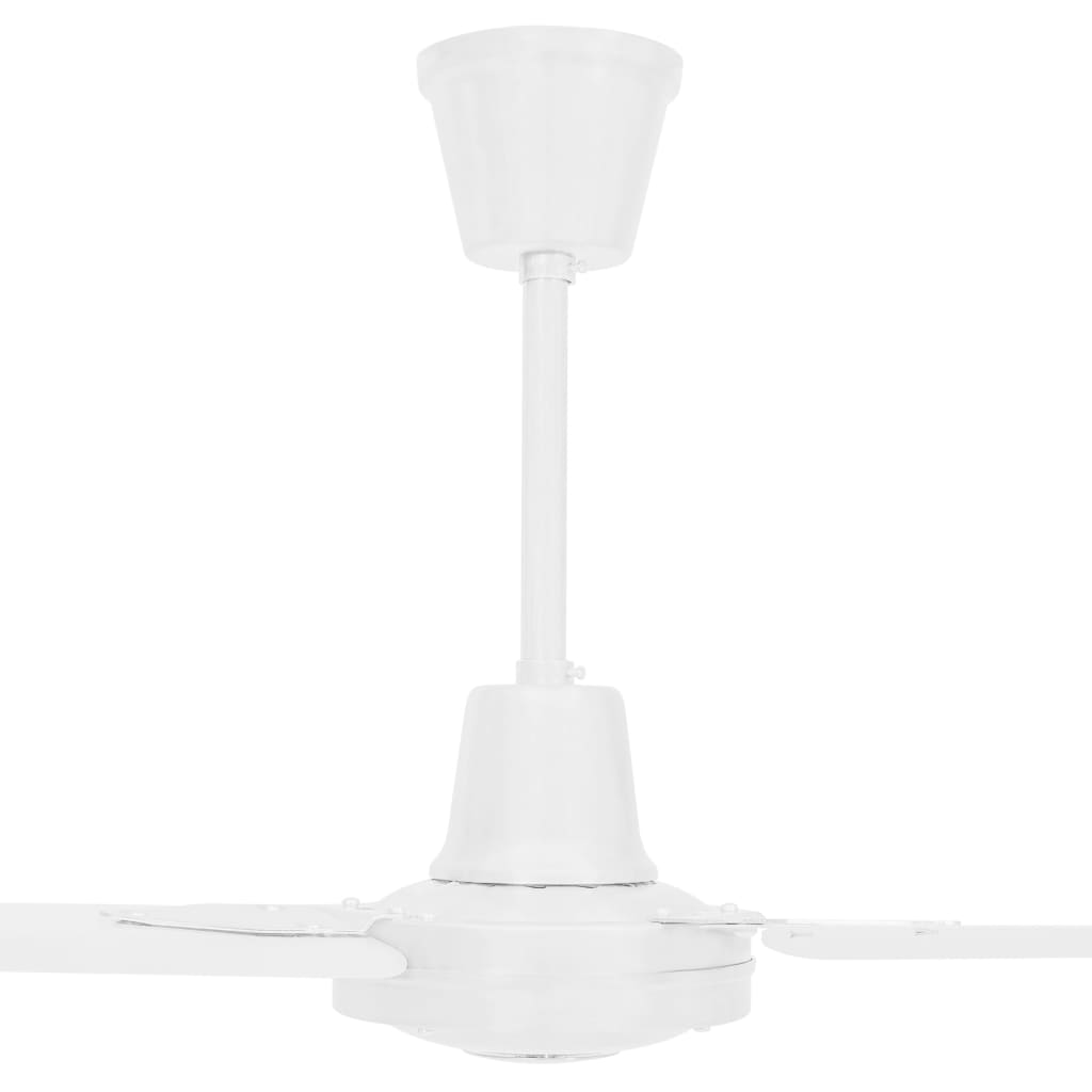 vidaXL Stropní ventilátor 142 cm bílý
