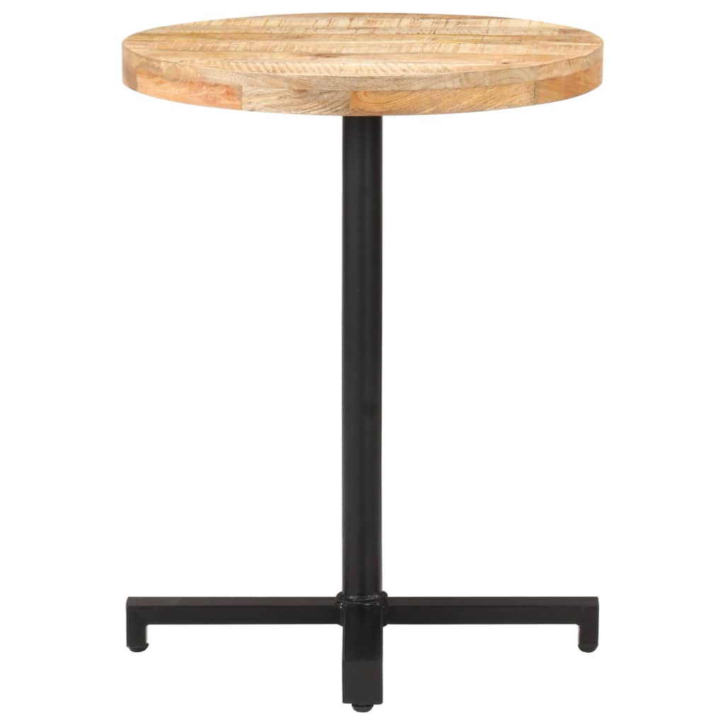 vidaXL Bistro stůl kulatý Ø 60 x 75 cm hrubé mangovníkové dřevo