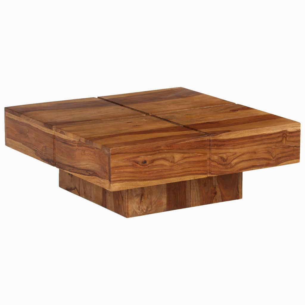 vidaXL Konferenční stolek 80 x 80 x 30 cm masivní akáciové dřevo