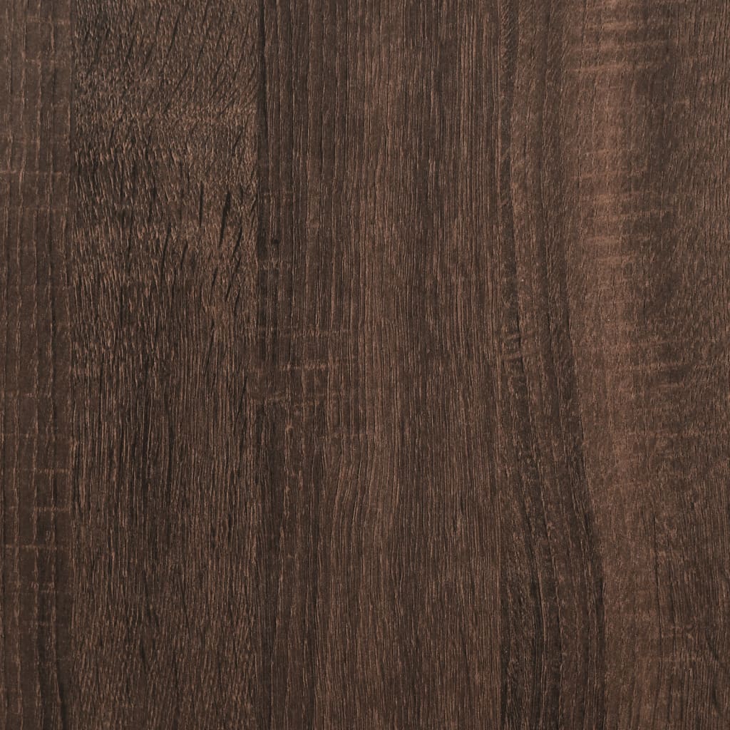 vidaXL Botník hnědý dub 60 x 21 x 57 cm kompozitní dřevo