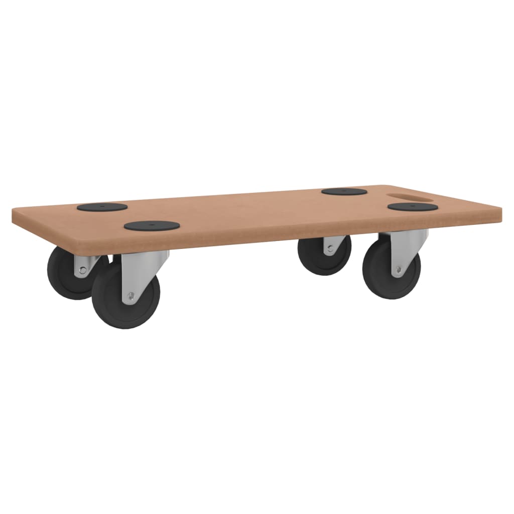 vidaXL Přepravní vozíky 2 ks obdélníkové kompozitní dřevo