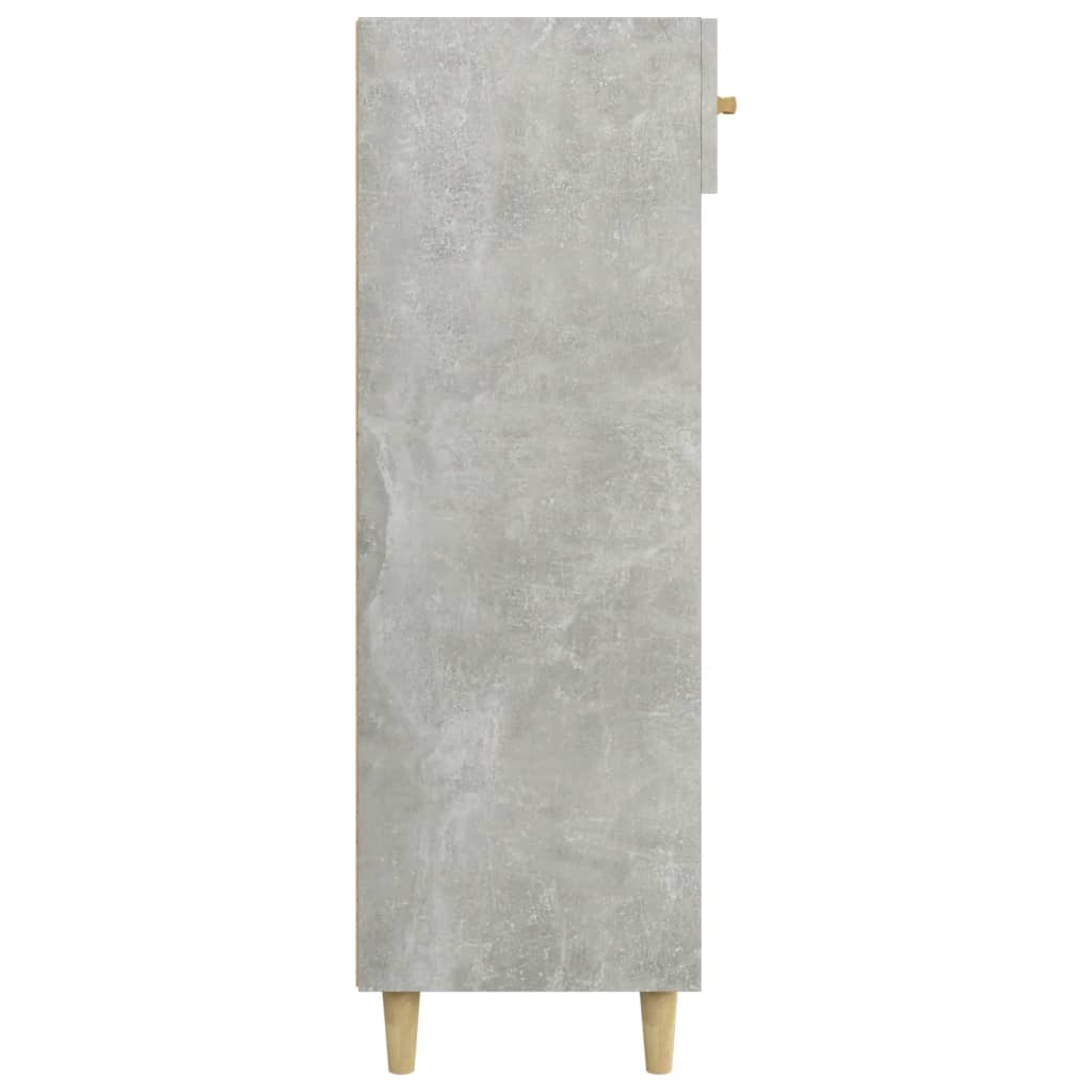 vidaXL Botník betonově šedý 60 x 35 x 105 cm kompozitní dřevo